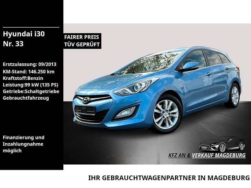 Blau Gebraucht 2013 Hyundai i30 Trend Kombi | 7.700 € (Fairer Preis) - Bild 1/4