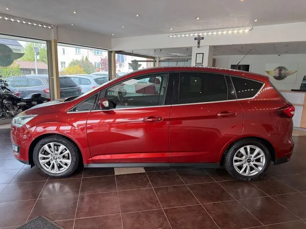 Usata Ford C-MAX Titanium 150 CV (110 kW) 2015 Rosso Monovolume