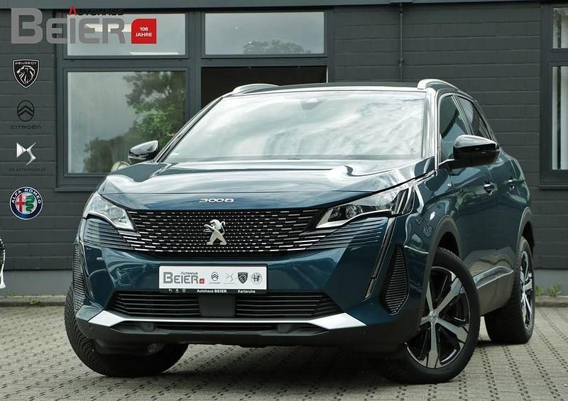 Blau Gebraucht 2023 Peugeot 3008 GT SUV | 26.380 € (Fairer Preis) - Bild 1/4