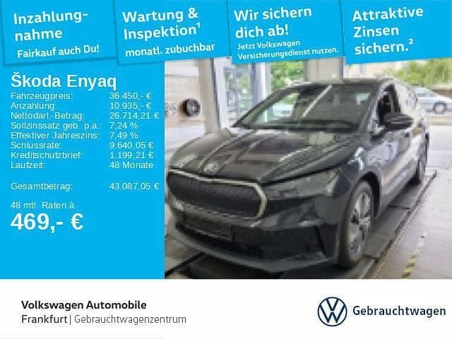 Schwarz Gebraucht 2023 Skoda Enyaq iV Suite SUV | 36.450 € (Guter Preis) - Bild 1/1