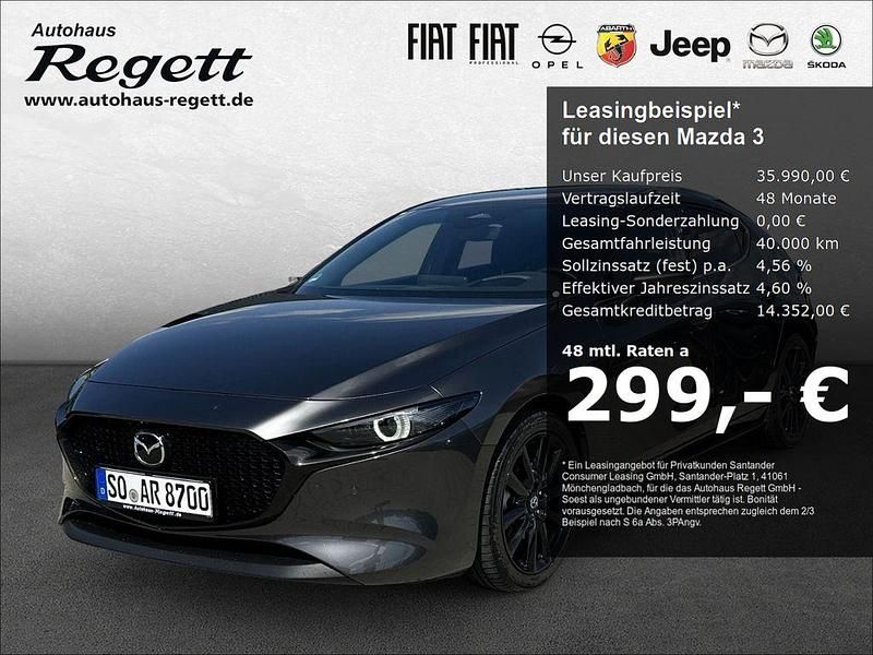Rot Gebraucht 2024 Mazda 3 Exclusive-Line SUV | 29.990 € (Fairer Preis) - Bild 1/4