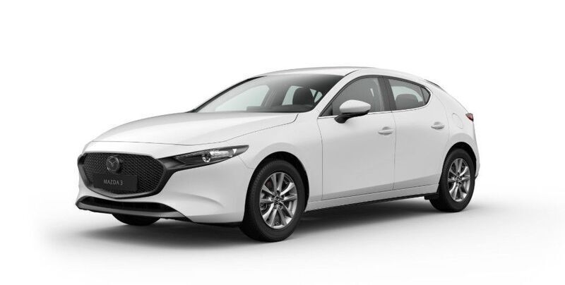 Weiß Neu 2025 Mazda 3 Limousine | 25.150 € - Bild 1/2