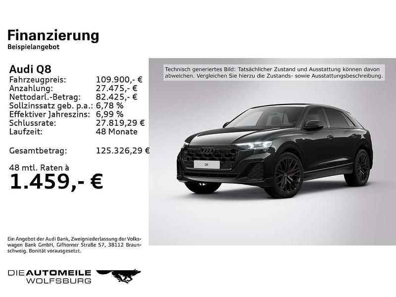 Neu Audi Q8 286 PS (210 kW) 2026 Mythosschwarz metallic SUV