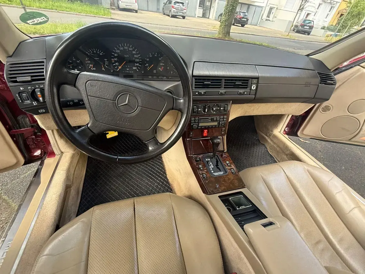 Gebraucht Mercedes SL320 231 PS (169 kW) 1993 Rot Cabrio