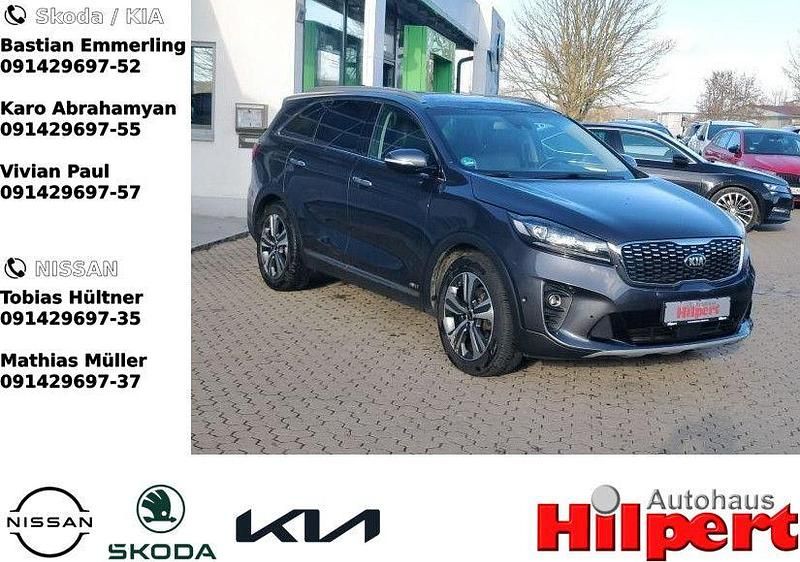 (abt) graphit met (metallic) Gebraucht 2018 Kia Sorento Platinum SUV | 16.440 € (Guter Preis) - Bild 1/4
