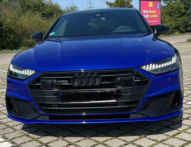 Blau Gebraucht 2022 Audi A7 S-line plus Kleinwagen | 53.800 € (Etwas zu teuer) - Bild 1/4