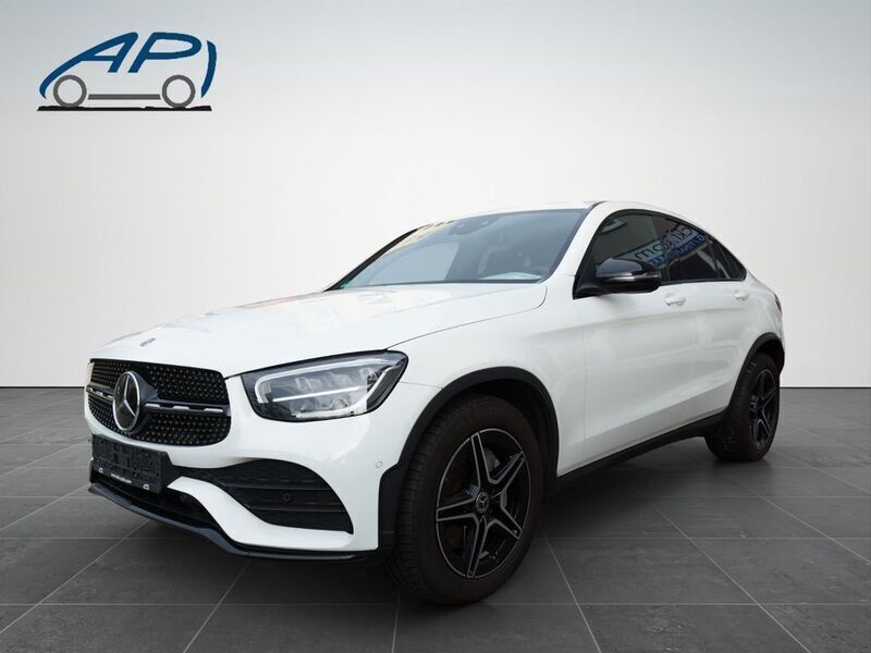 Polarweiss unilack Gebraucht 2021 Mercedes GLC220 AMG Coupé | 35.900 € (Fairer Preis) - Bild 1/4