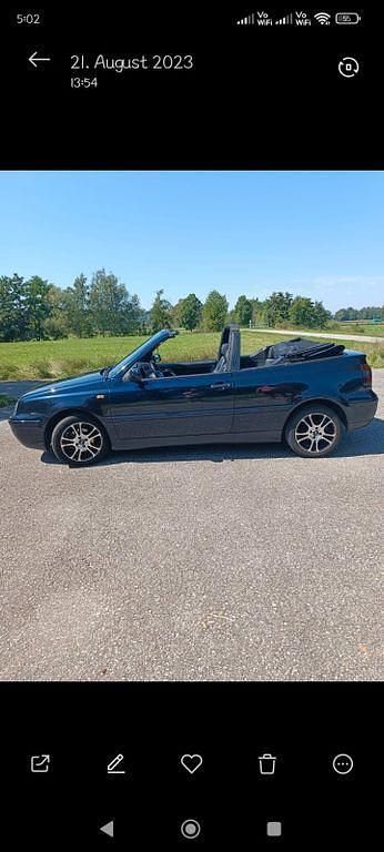 Gebraucht VW Golf Cabriolet Conceptline 101 PS (74 kW) 1999 Grau Cabrio
