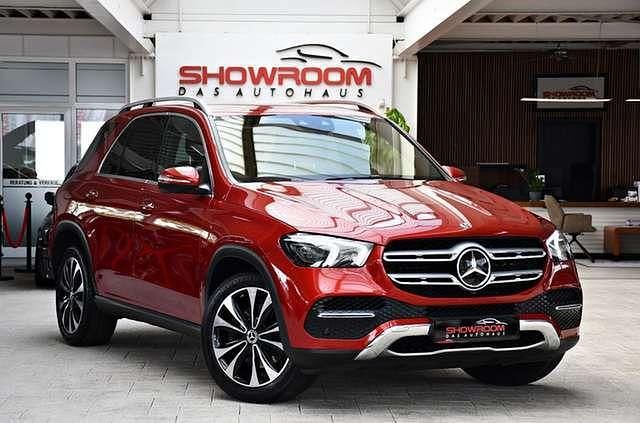 Rot hyazinthrot metalliclack metallic Gebraucht 2019 Mercedes GLE350 SUV | 39.990 € (Superpreis) - Bild 1/4