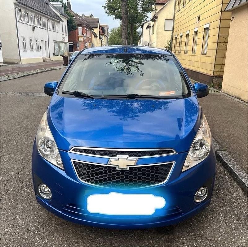 Blau Gebraucht 2012 Chevrolet Spark Kleinwagen | 3.200 € (Fairer Preis) - Bild 1/4