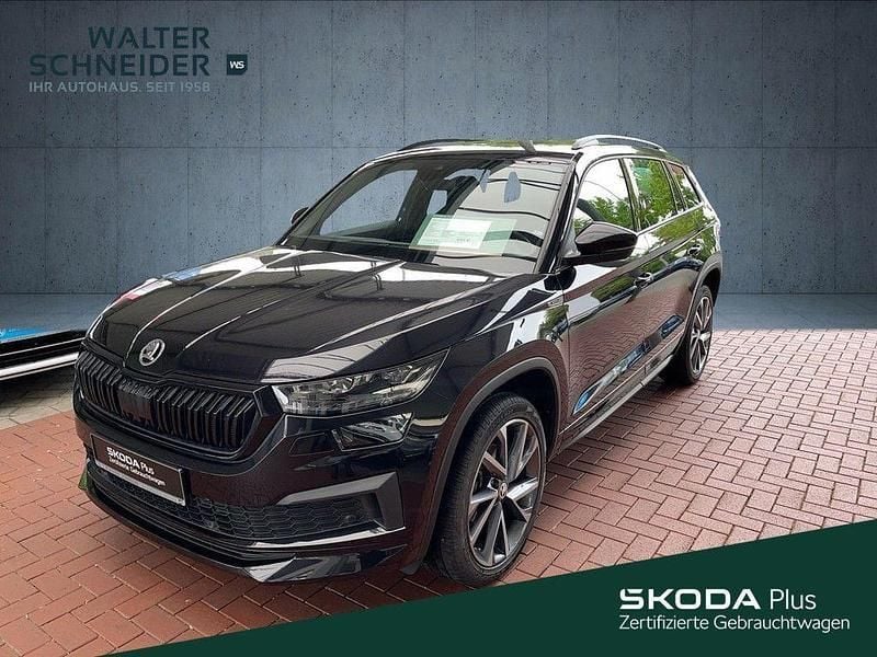 Schwarzmagic perleffekt Gebraucht 2022 Skoda Kodiaq SportLine SUV | 32.850 € (Fairer Preis) - Bild 1/4