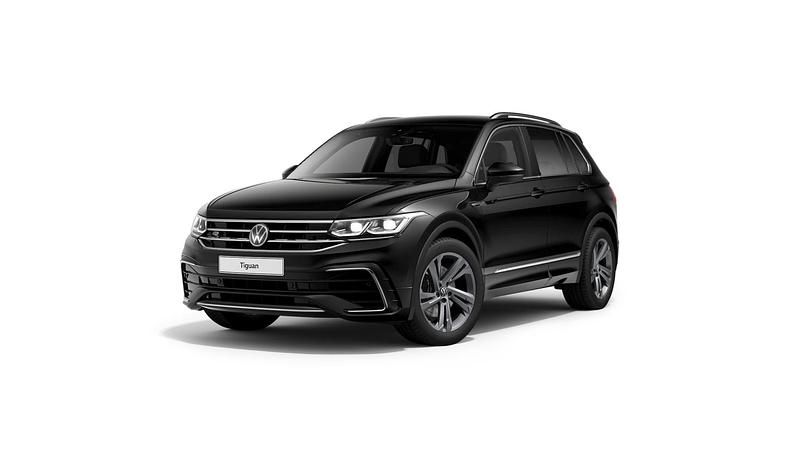 Schwarz Gebraucht 2021 VW Tiguan R-line SUV | 33.900 € (Fairer Preis) - Bild 1/4