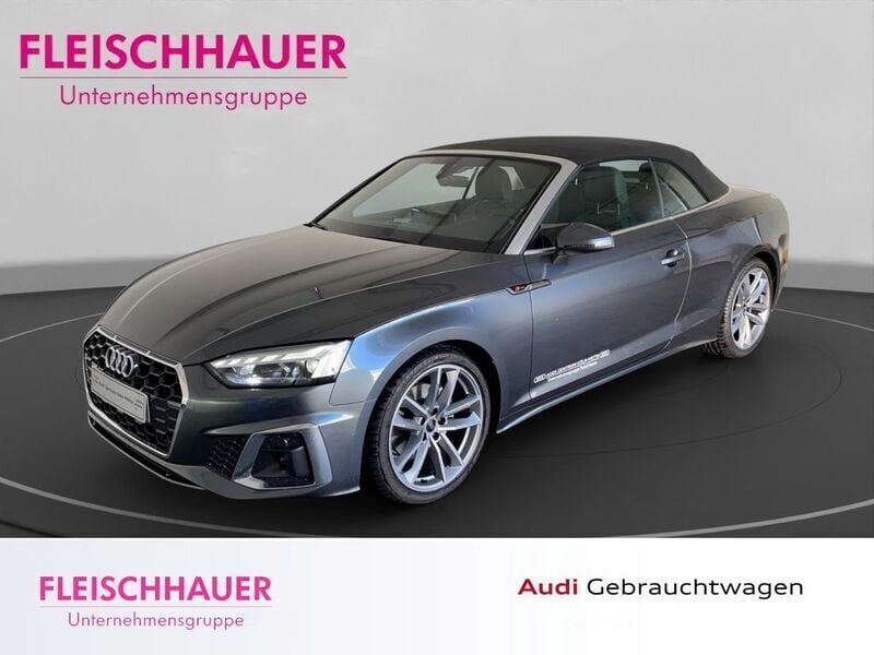 Grau Gebraucht 2023 Audi A5 Cabriolet S-Line Cabrio | 41.880 € (Guter Preis) - Bild 1/4