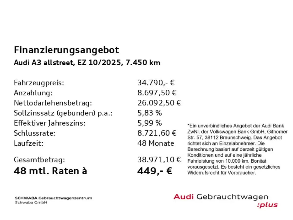 Gebraucht Audi A3 e-tron Ambiente 204 PS (150 kW) 2026 Distriktgrün metallic Kleinwagen