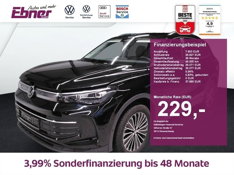 Deep black perleffekt Gebraucht 2024 VW Tiguan Life SUV | 37.880 € (Etwas zu teuer) - Bild 1/4