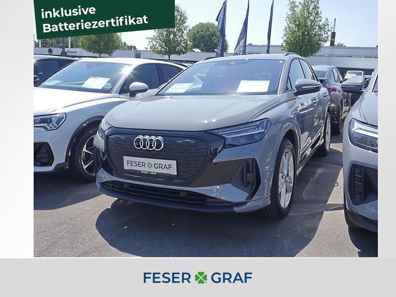 Kieselgrau Gebraucht 2024 Audi Q4 e-tron Advanced SUV | 49.990 € (Guter Preis) - Bild 1/4
