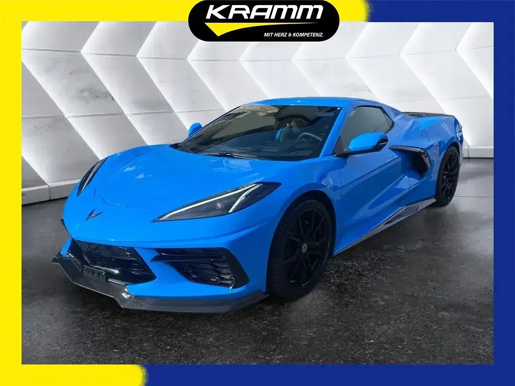 Nowe Corvette C8 481 KM (353 kW) 2025 Niebieski Kabriolet