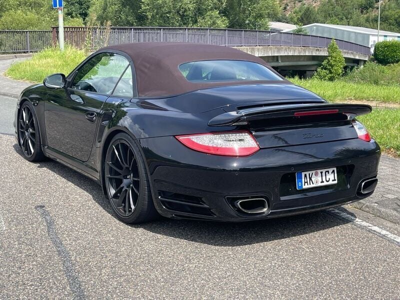 Schwarz Gebraucht 2010 Porsche 997 Turbo Sport Cabrio | 94.990 € (Superpreis) - Bild 1/4