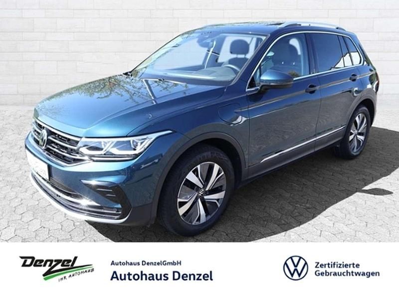Nightshade blue metallic Gebraucht 2021 VW Tiguan Elegance SUV | 29.890 € (Fairer Preis) - Bild 1/4