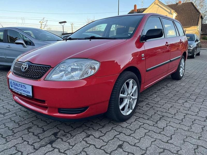 Gebraucht Toyota Corolla 97 PS (71 kW) 2004 Magmarot Kombi