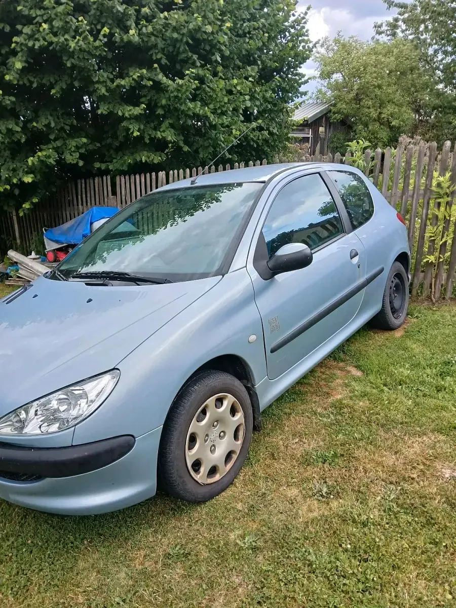 Gebraucht Peugeot 206 60 PS (44 kW) 2004 Blau Kleinwagen