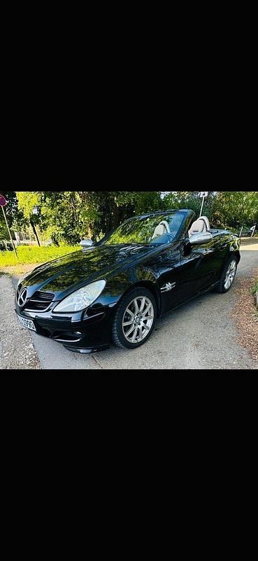 Schwarz Gebraucht 2008 Mercedes SLK200 Sport Edition Cabrio | 10.900 € (Fairer Preis) - Bild 1/4