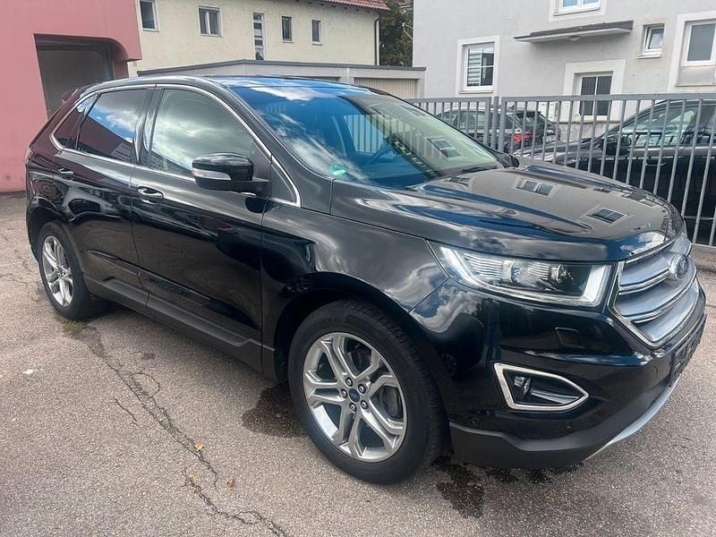 Schwarz Gebraucht 2016 Ford Edge Titanium SUV | 14.650 € (Superpreis) - Bild 1/4