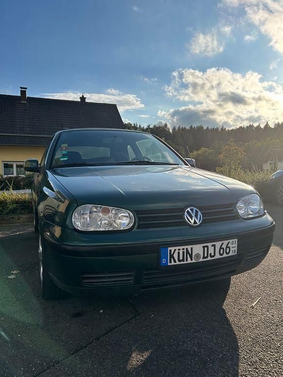Grün Gebraucht 1998 VW Golf Cabriolet Cabrio | 1.800 € (Superpreis) - Bild 1/4