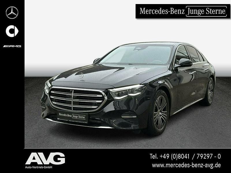 Lack obsidianschwarz Gebraucht 2024 Mercedes E200 Premium Limousine | 51.800 € (Guter Preis) - Bild 1/4