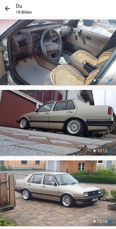 Gold Gebraucht 1987 VW Jetta Limousine | 7.777 € - Bild 1/4