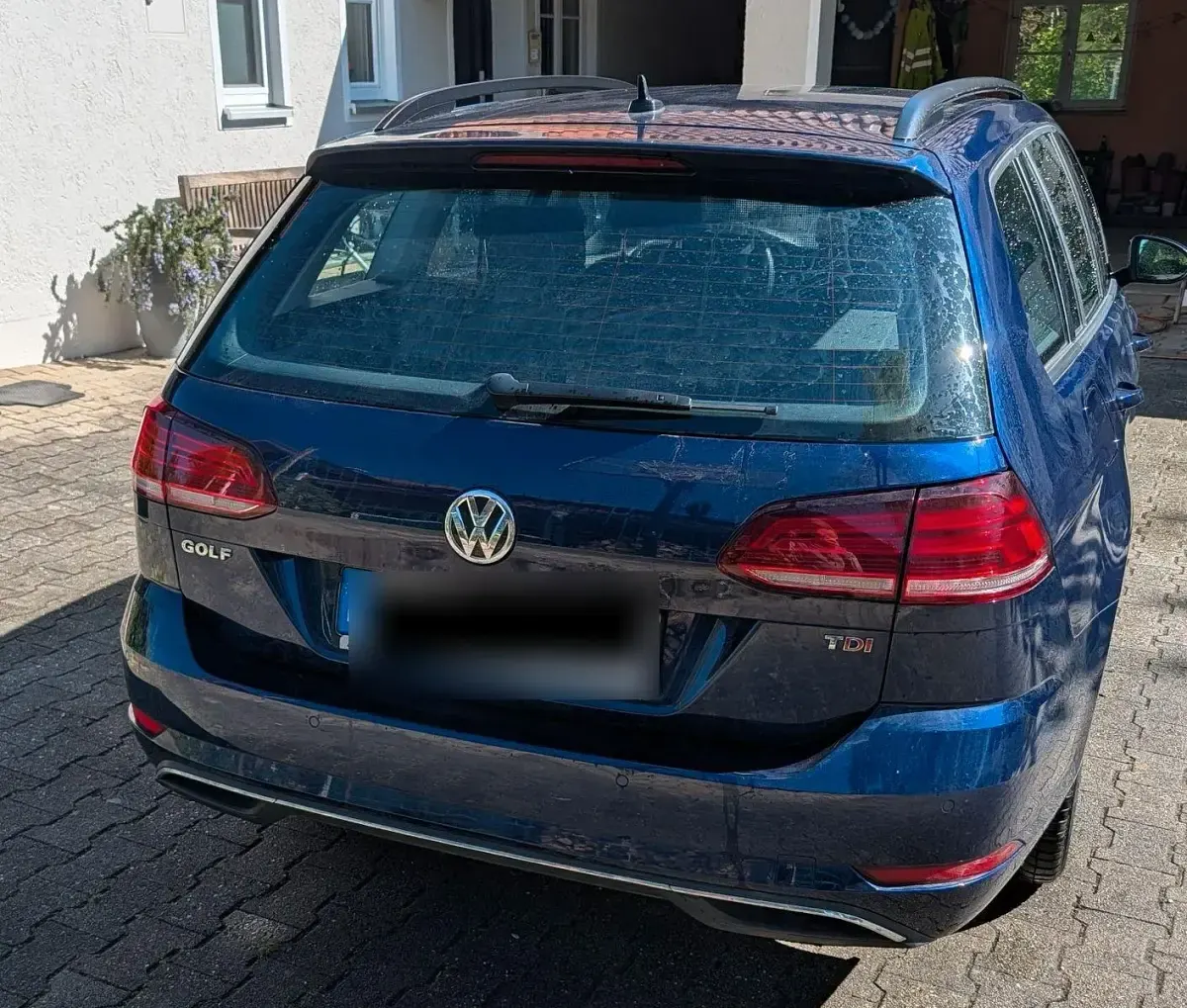 Gebraucht VW Golf VII Business 116 PS (85 kW) 2018 Blau Kombi