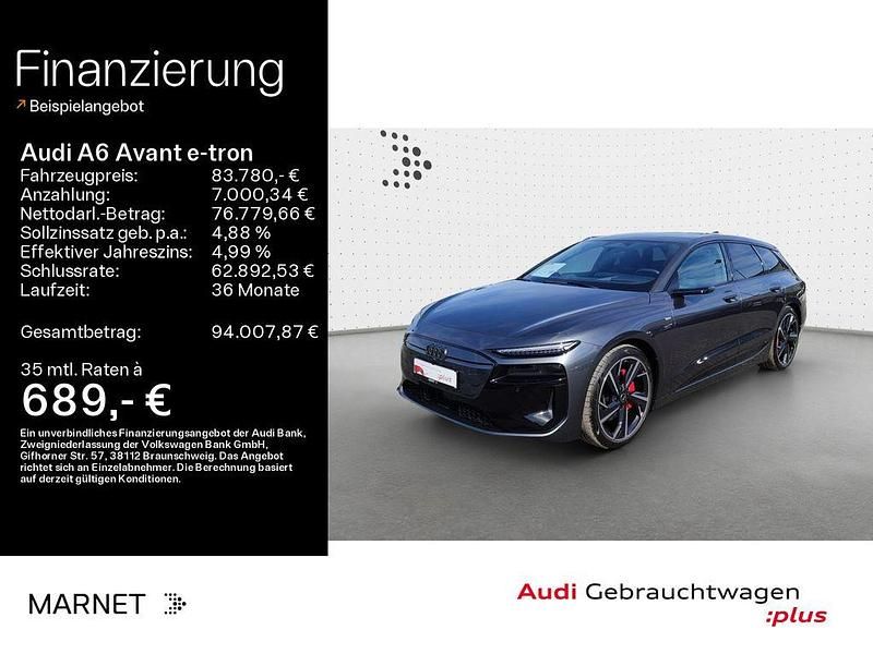 Grau Gebraucht 2025 Audi A6 e-tron S-Line Kombi | 83.780 € (Etwas zu teuer) - Bild 1/4