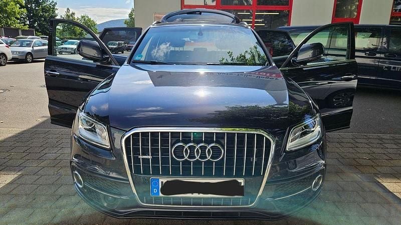 Blau Gebraucht 2017 Audi Q5 S-Line SUV | 22.899 € (Superpreis) - Bild 1/4