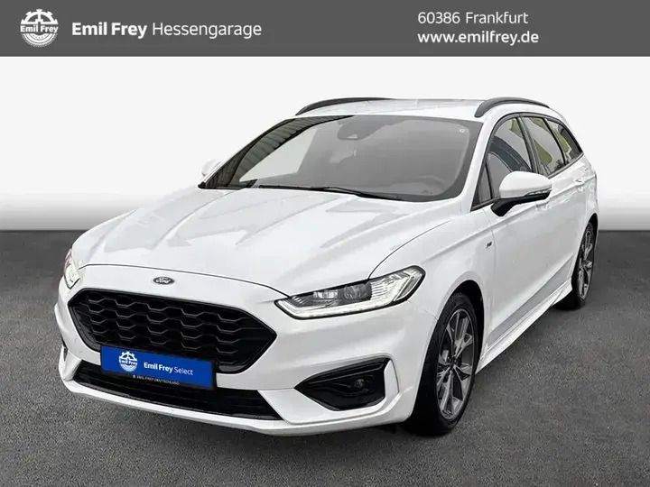 Frostweiß Gebraucht 2021 Ford Mondeo ST-Line Kombi | 22.750 € (Fairer Preis) - Bild 1/4
