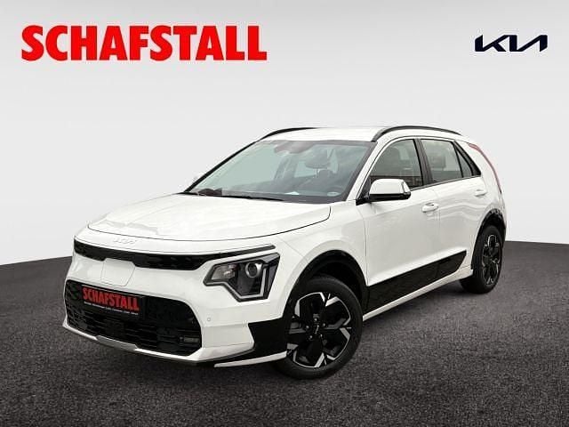 Weiss ((ud) schneeweiss) Gebraucht 2023 Kia e-Niro Vision SUV | 24.979 € (Guter Preis) - Bild 1/3