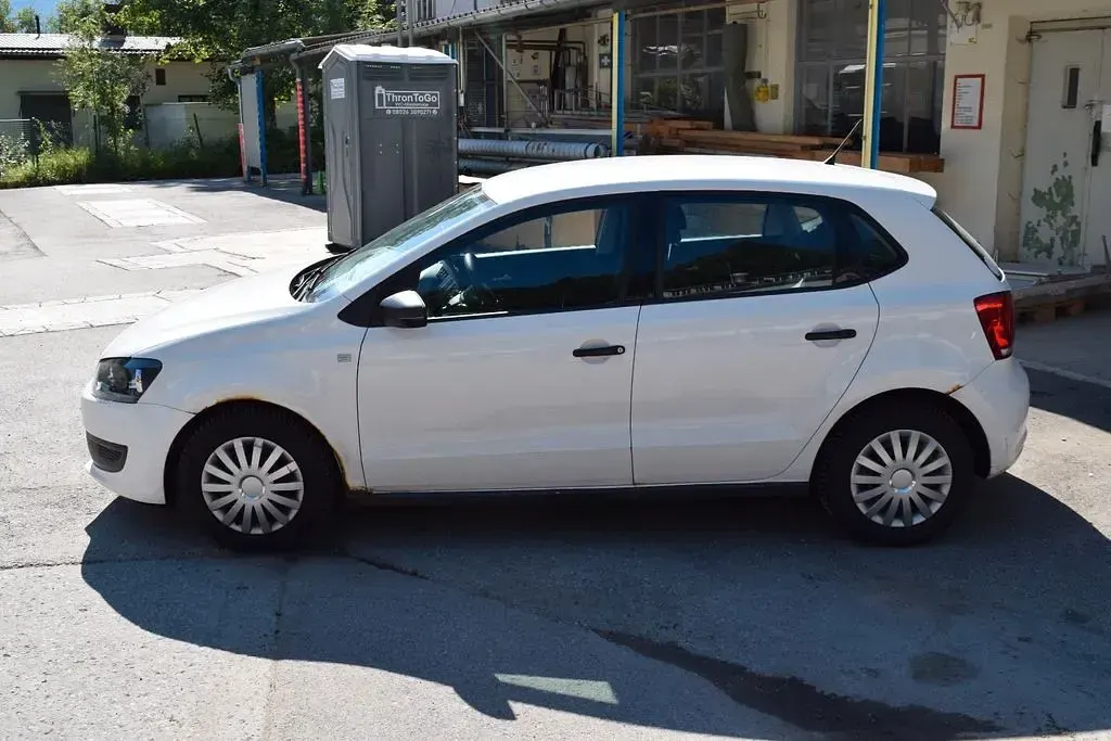 Gebraucht VW Polo Trendline 60 PS (44 kW) 2009 Weiß Kleinwagen