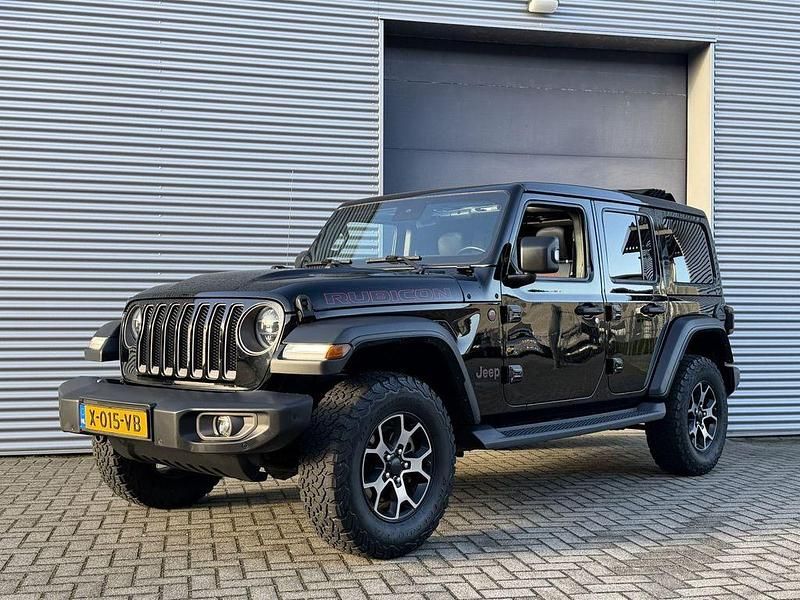 Schwarz Gebraucht 2019 Jeep Wrangler Unlimited Rubicon SUV | 39.999 € (Teuer) - Bild 1/4