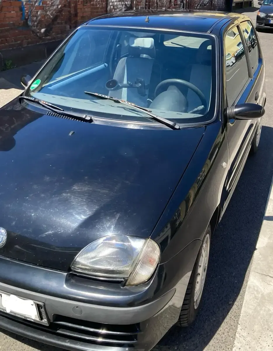 Gebraucht Fiat Seicento 55 PS (40 kW) 2001 Schwarz Kleinwagen