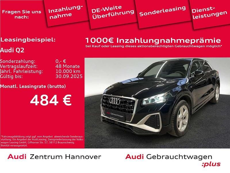 Daytonagrau perleffekt Gebraucht 2024 Audi Q2 S-Line SUV | 36.990 € (Teuer) - Bild 1/4