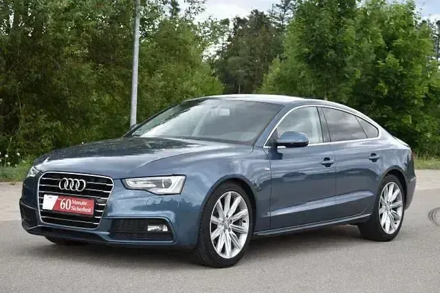 Gebraucht Audi A5 Sportback S-Line 150 PS (110 kW) 2016 Blau Kleinwagen