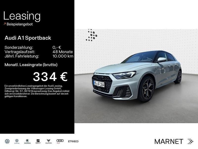 Pfeilgrau perleffekt Gebraucht 2024 Audi A1 Sportback S-Line Kleinwagen | 29.990 € (Teuer) - Bild 1/4