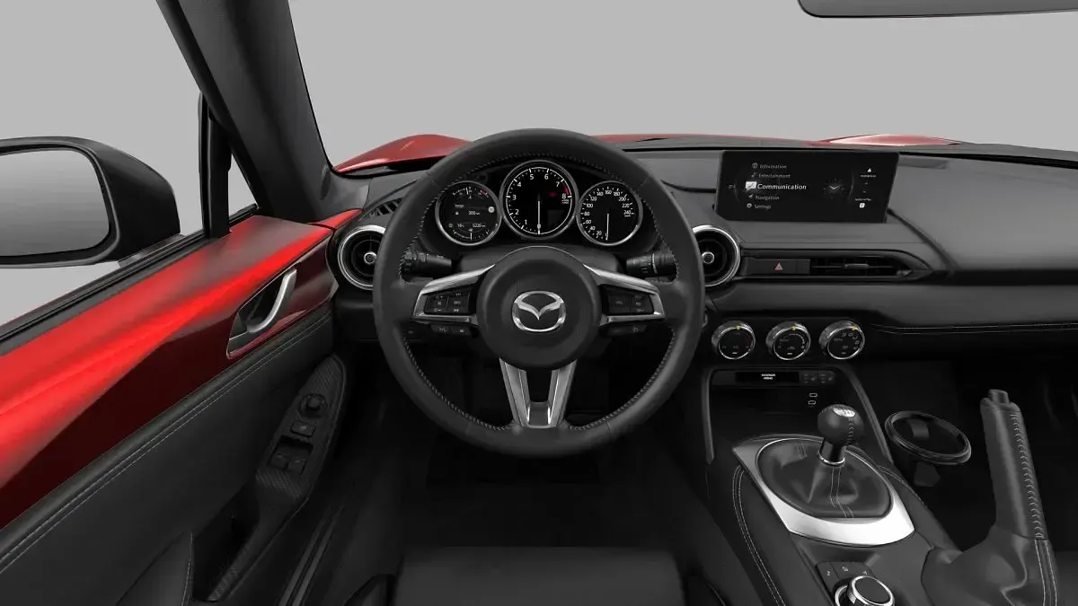Ny Mazda MX5 Exclusive-Line 132 HK (97 kW) 2026 Rød Cabriolet