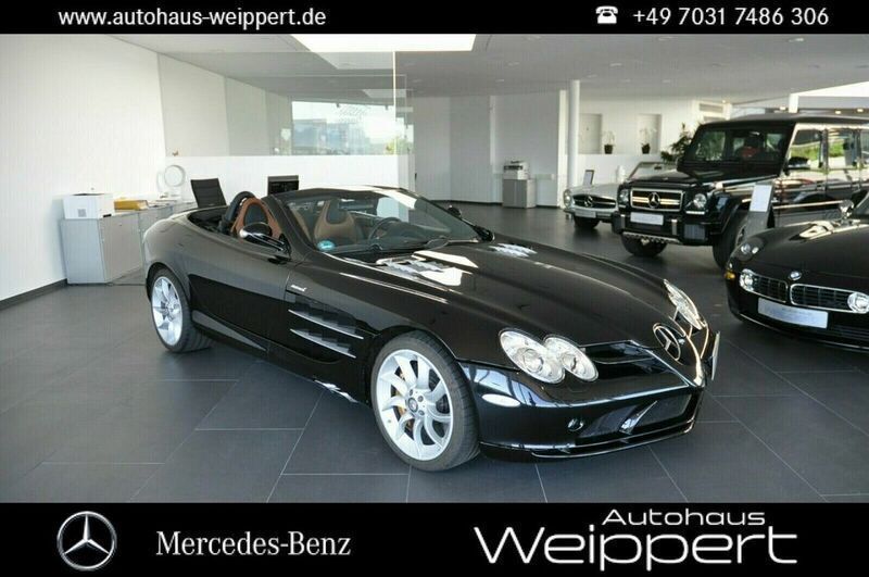 Schwarz metallic Gebraucht 2007 Mercedes SLR McLaren Cabrio | 399.000 € - Bild 1/4