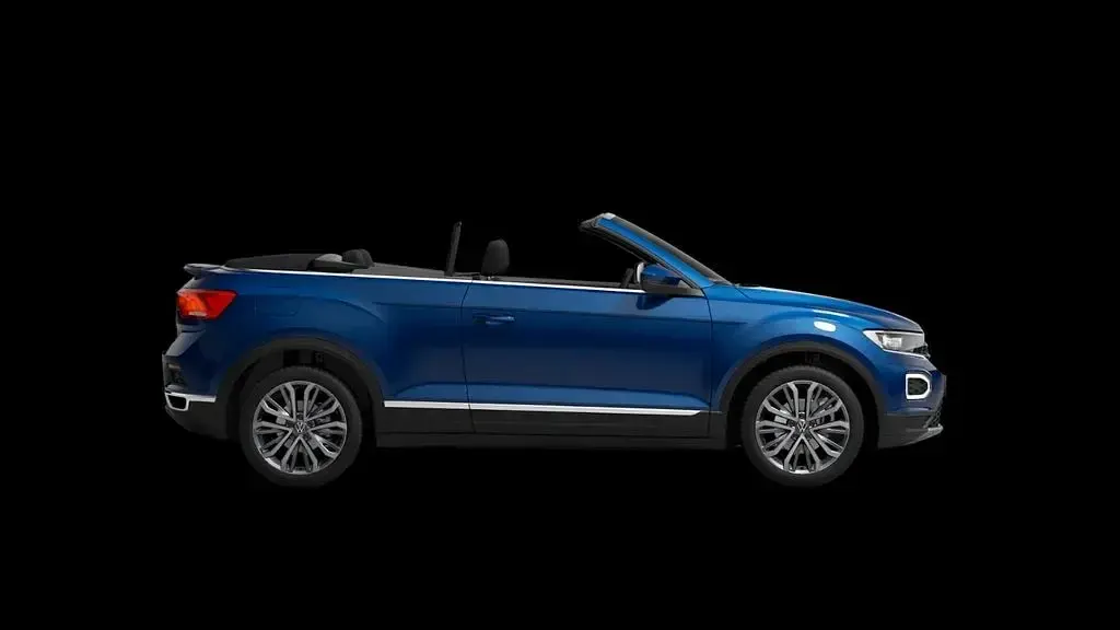 Gebraucht VW T-Roc Cabriolet Style 150 PS (110 kW) 2021 Blau Cabrio