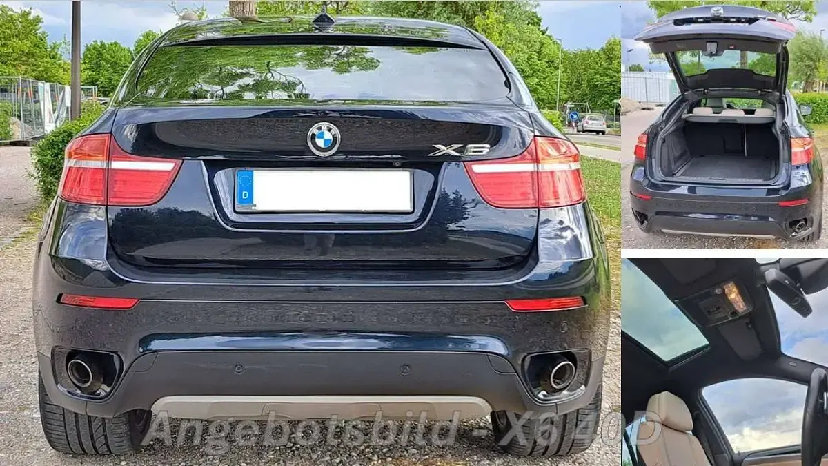 Gebraucht BMW X6 Sport Line 306 PS (225 kW) 2012 Schwarz SUV