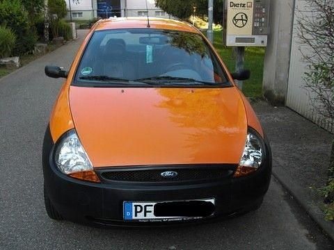 Gebraucht Ford Ka 60 PS (44 kW) 1999 Orange Kleinwagen