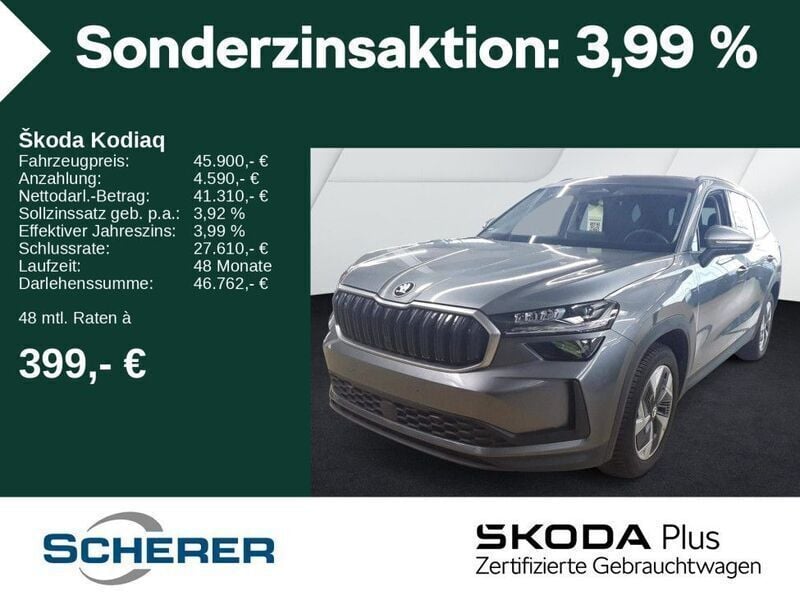 Grau Gebraucht 2024 Skoda Kodiaq Selection SUV | 45.900 € (Fairer Preis) - Bild 1/2
