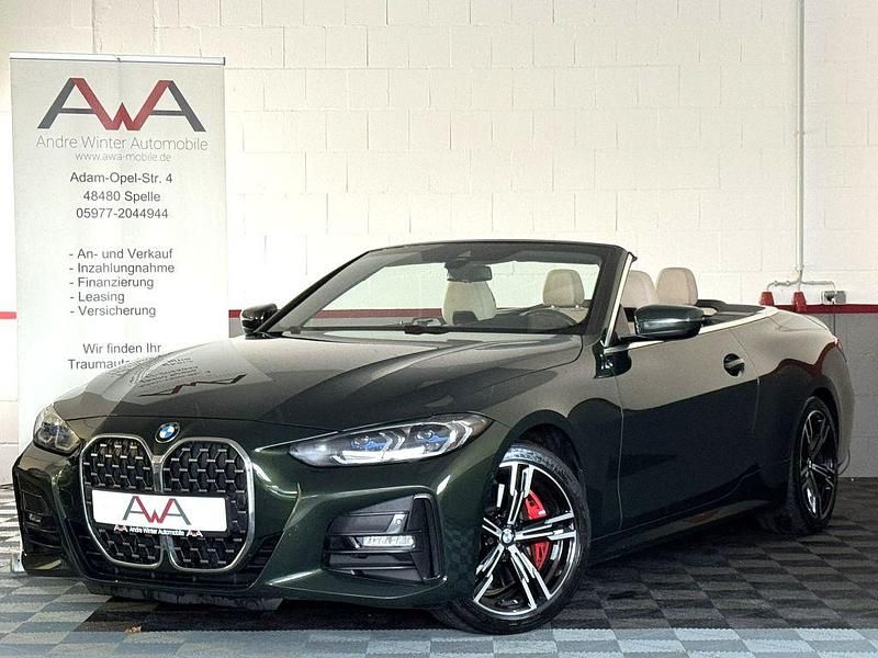 Grün Gebraucht 2021 BMW 420 M Sport Cabrio | 29.980 € (Guter Preis) - Bild 1/4