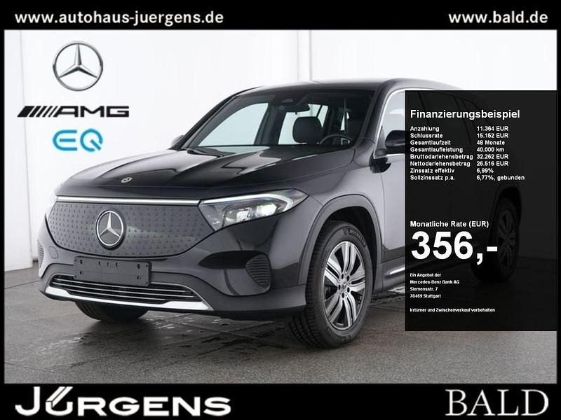 Schwarz kosmosschwarz metallic Gebraucht 2024 Mercedes EQB250+ Progressive SUV | 37.880 € (Superpreis) - Bild 1/4
