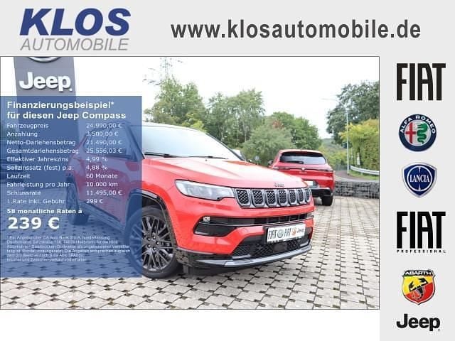 Rot Gebraucht 2022 Jeep Compass 80th Anniversary SUV | 24.990 € (Fairer Preis) - Bild 1/4